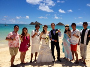 スタッフ結婚式inホノルル